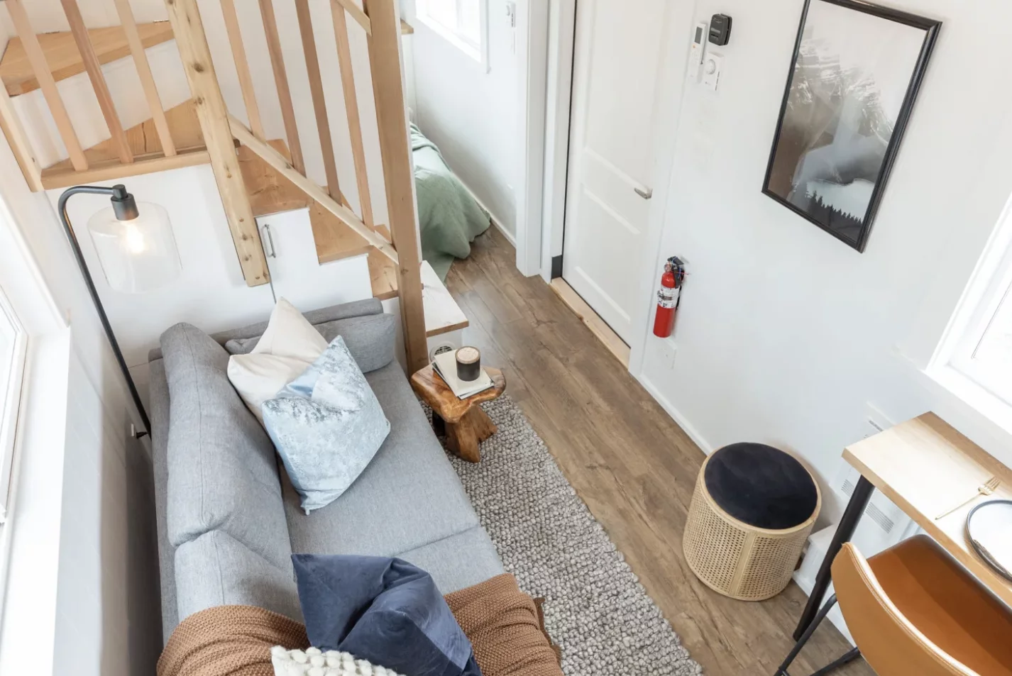 The Loft Ruby Edition's interior measures 386 sq ft (35.86 sq m)