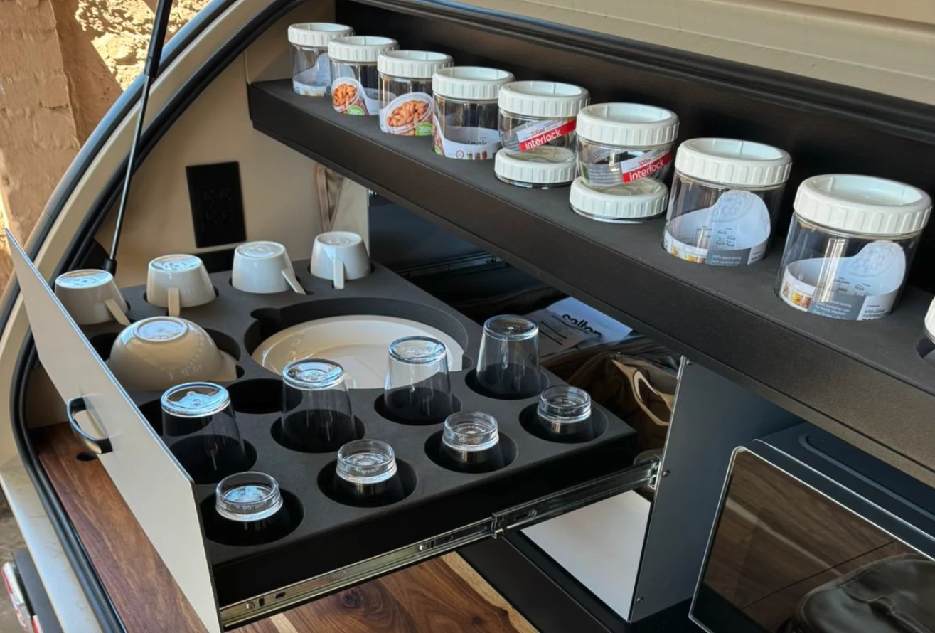 One thing that makes the converted US pricing of South African trailers even more appealing is the inclusion of dishes and cookware
