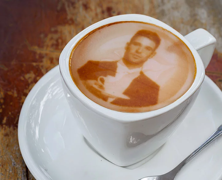 The Ripple Maker uses coffee extract to print images on foam-topped drinks