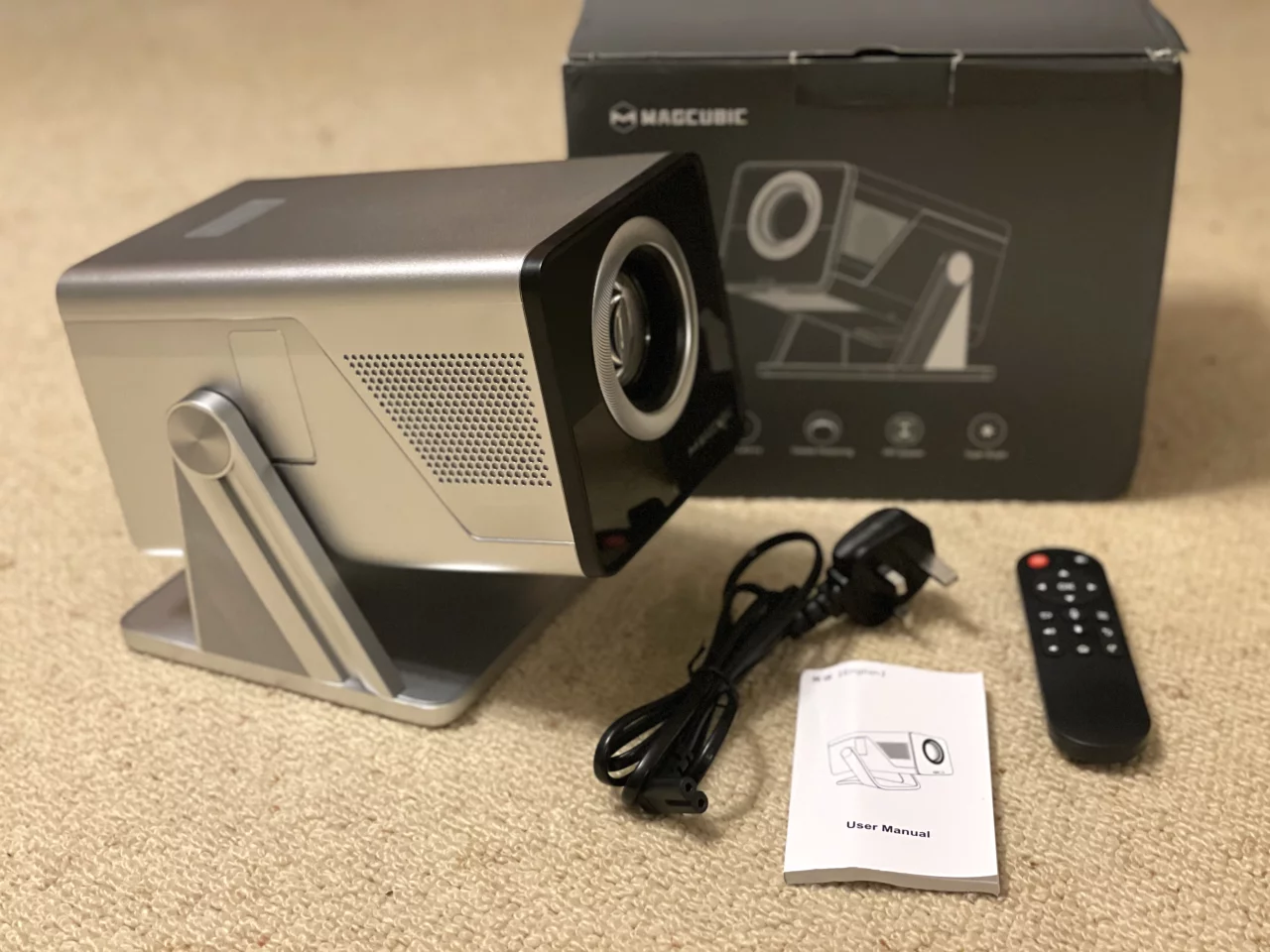 The setup is so easy, you won't need to read the instructions (you will need two AAA batteries for the remote, though)