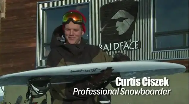 Signal pro rider Curtis Ciszek scopes the new board