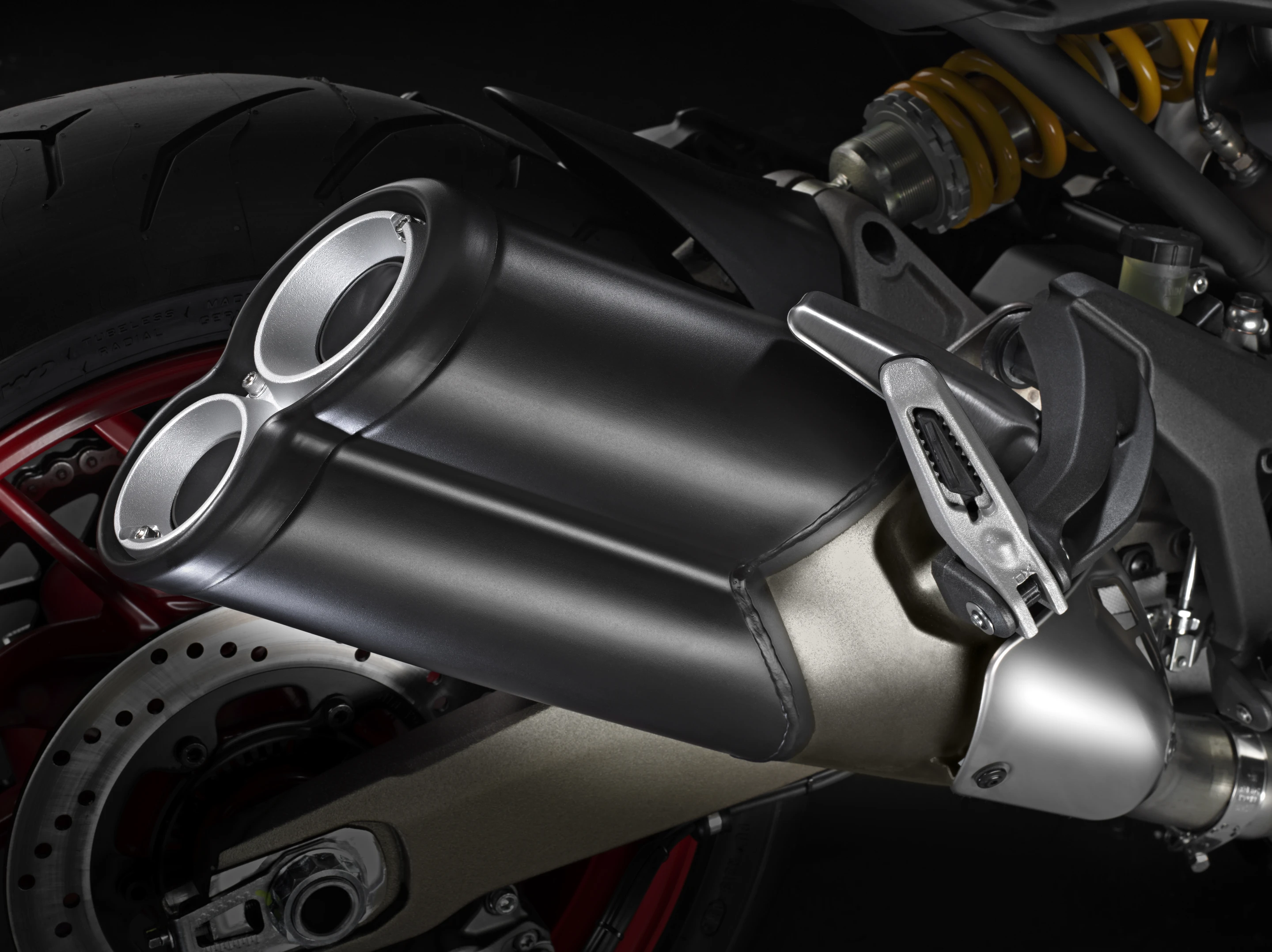 Ducati Monster 821 - twin exhaust