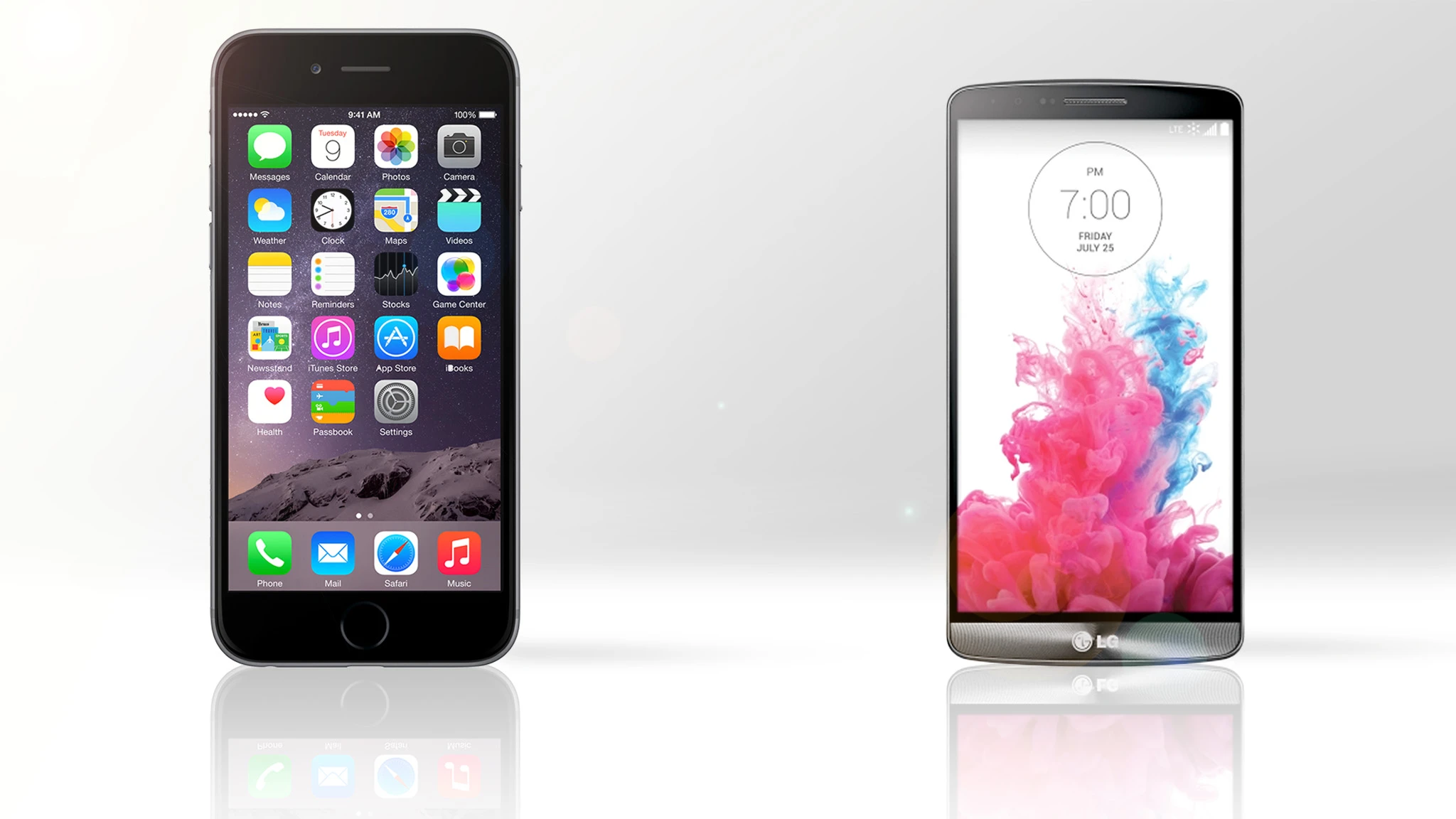 Gizmag compares the features and specs of the iPhone 6 Plus and LG G3