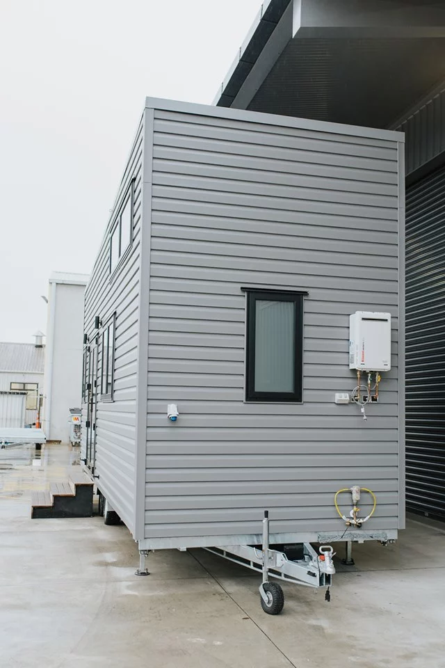The Green Hill Farm Tiny House measures 8 m (26 ft)-long