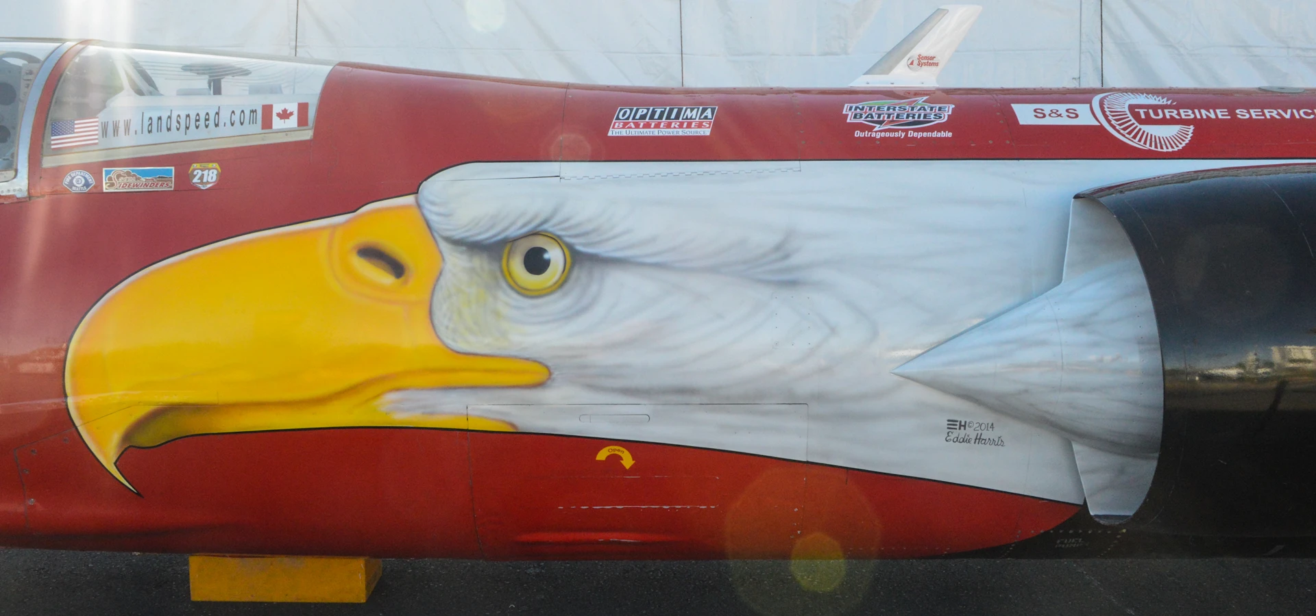 The North American Eagle is gearing up for an attempt at an 800-mph (1,287.5 km/h) absolute land speed record (Photo: C.C. Weiss/Gizmag)