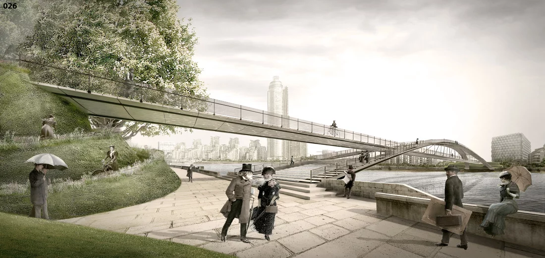 A design that appears to have traveled back in time (Image: NEP Bridge Competition)