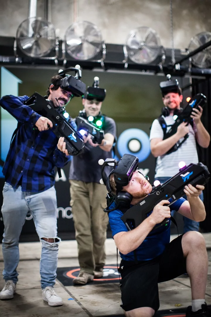 While Zero Latency players can't hurt each other in game yet, the team is currently working on adding player versus player modes