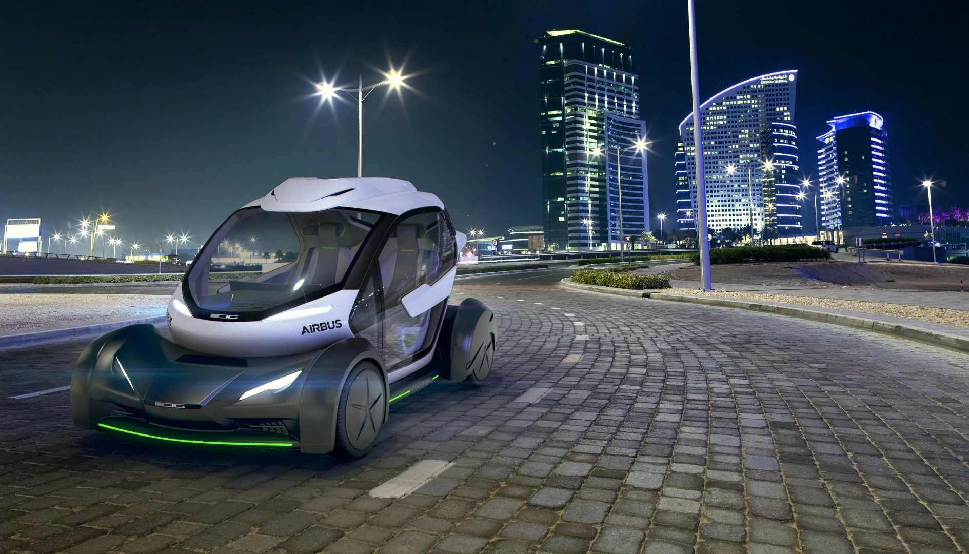 At the heart of the Pop.Up Next concept is a simple two-seat passenger cabin that can be driven on the ground or carried into the air