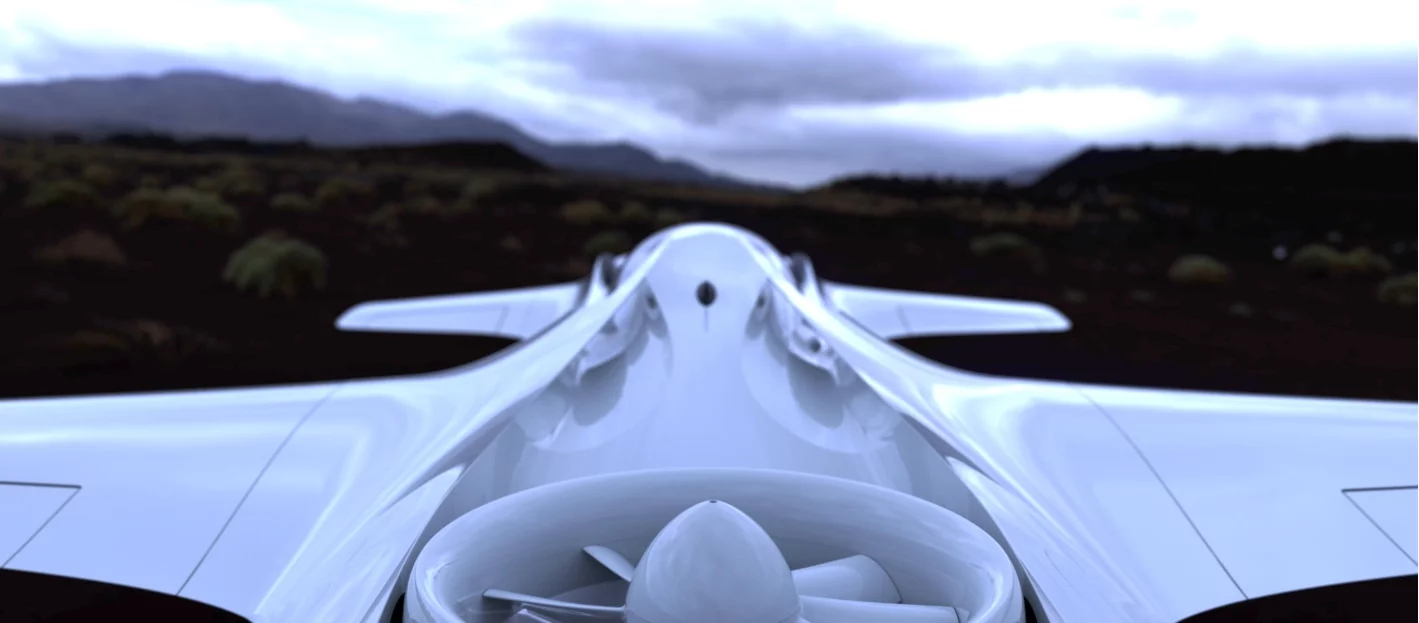 The DeLorean DR-7 can take off and land vertically