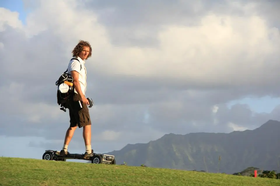 The GolfBoard is a more adventuresome alternative to the golf cart