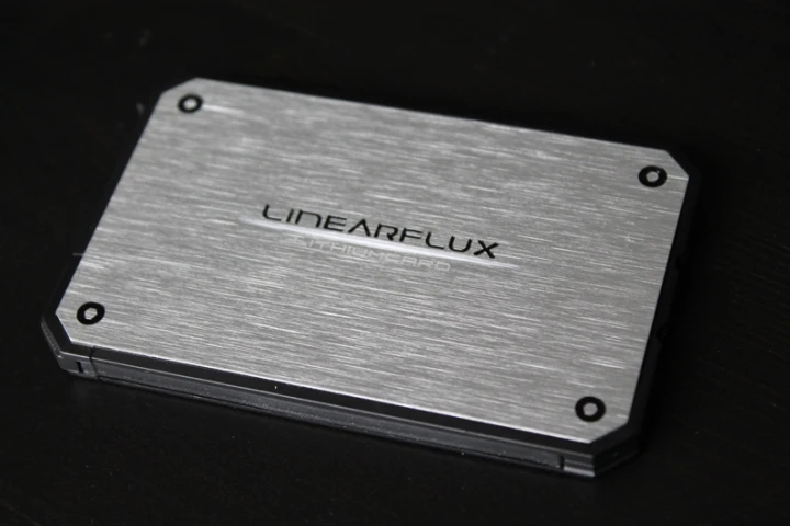 The LinearFlux LithiumCard is a credit card-sized portable charger