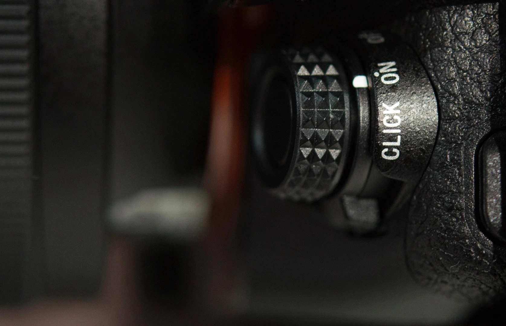 The new multi-controller dial on the front of the Sony A99 II