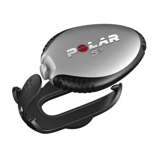 The s3™ Stride Sensor measures the runner's speed and distance
