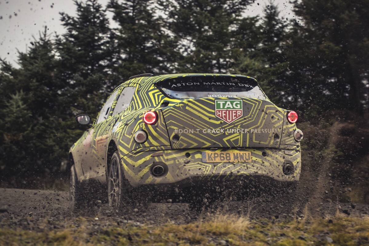 Aston Martin DBX Prototype: "don't crack under pressure"