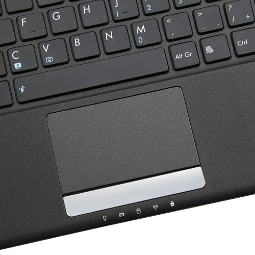 The nanometer coating around the trackpad is said to keep greasy fingerprints to a minimum