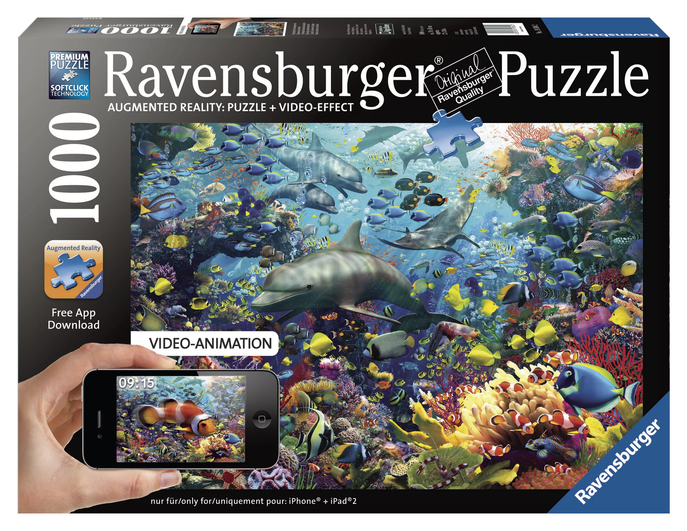 German puzzle maker Ravensburger has created four new jigsaw puzzles which can be brought to life using an app for the iPhone or iPad 2