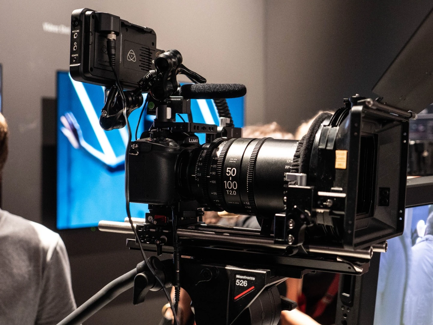 The Panasonic GH5S, fully loaded as a pro video rig