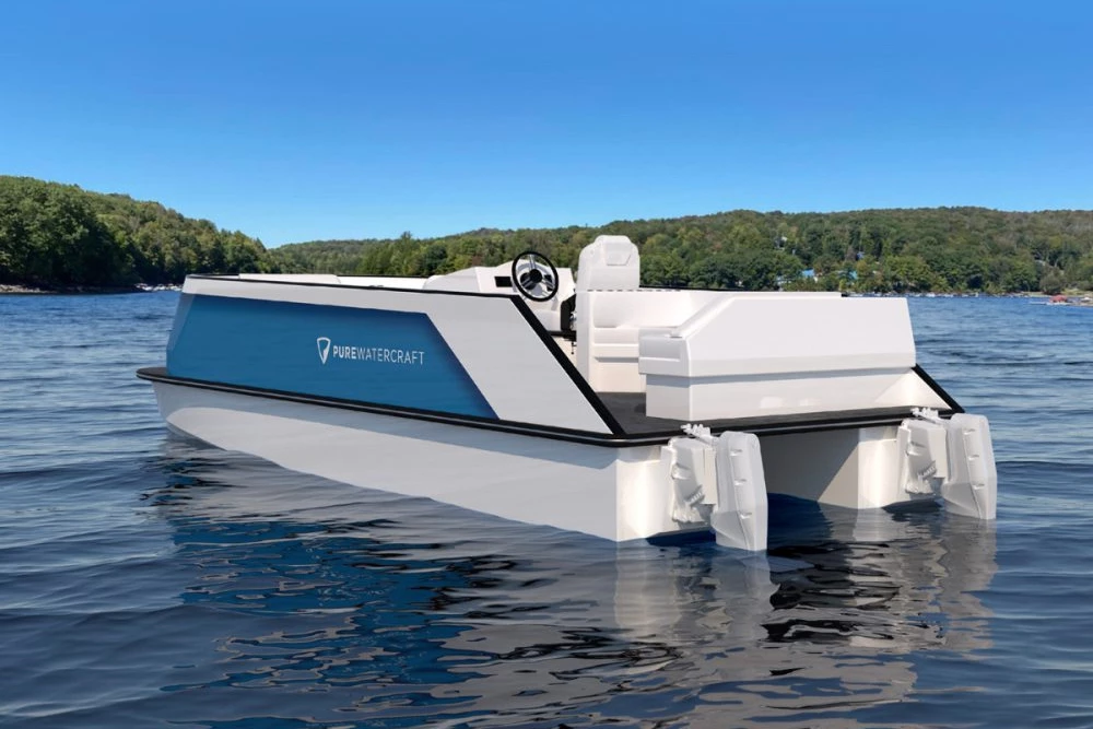 Pricing for the Electric Pontoon Boat should begin at $45,000