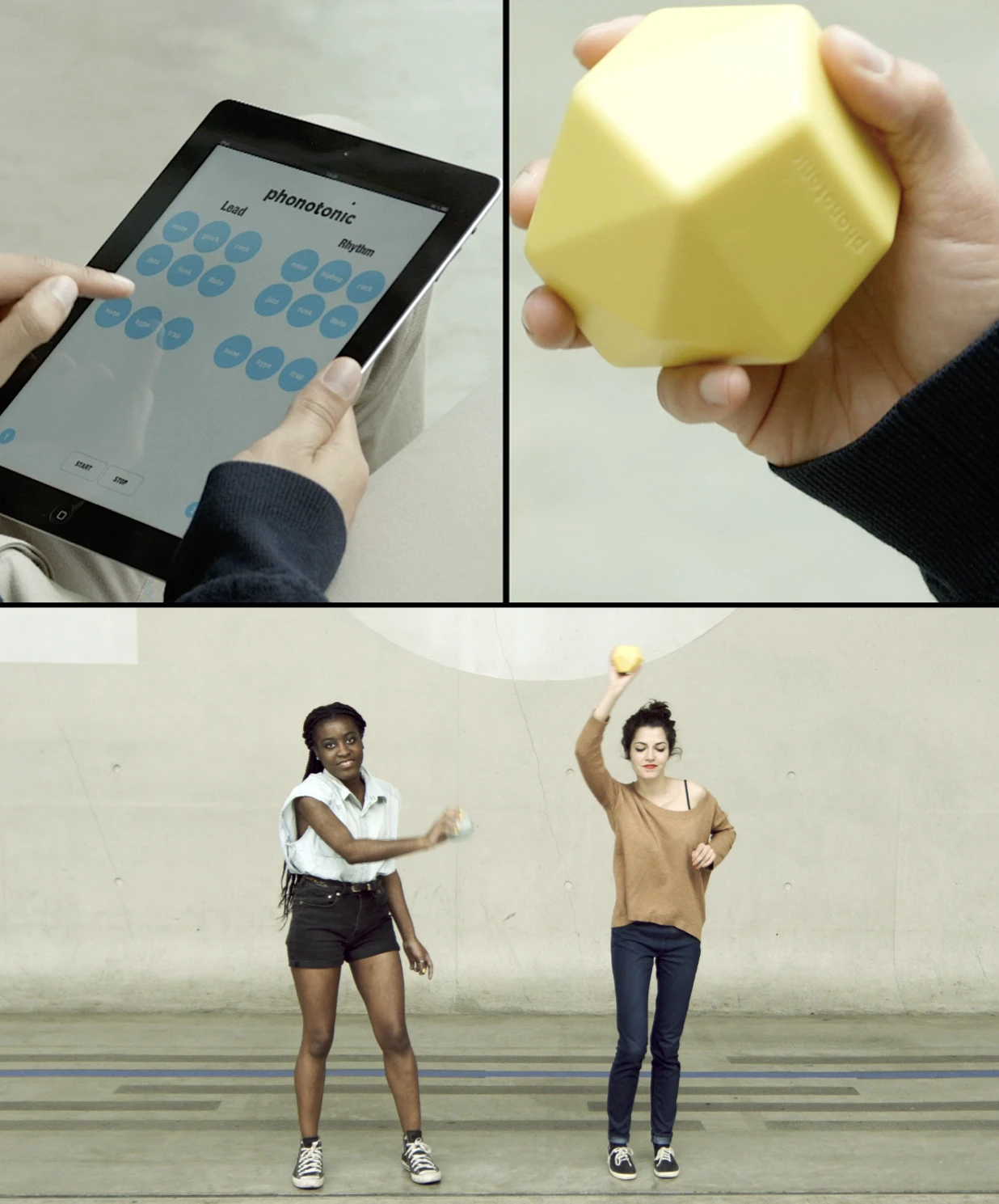 Each player will need one of two smart objects connected over Wi-Fi to an iOS app running on an iPad or iPhone and a bit of room to move around