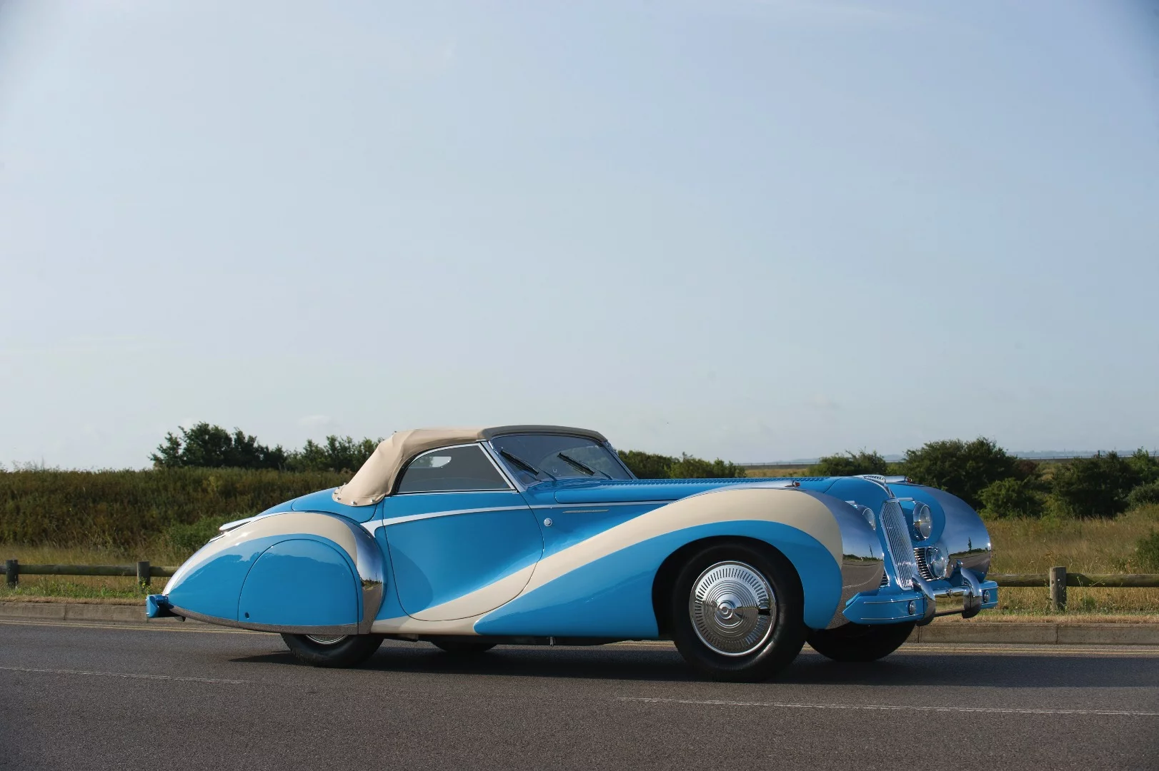 This 1948 Talbot-Lago T26 Grand Sport Cabriolet is estimated to sell for between $1,700,000 and $2,100,000