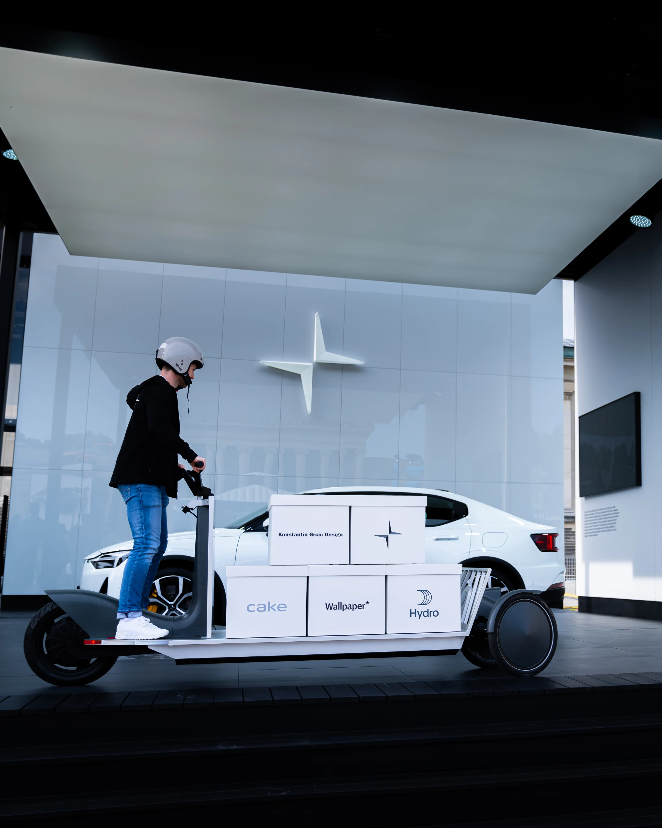 The Re:Move electric cargo mover prototype in action