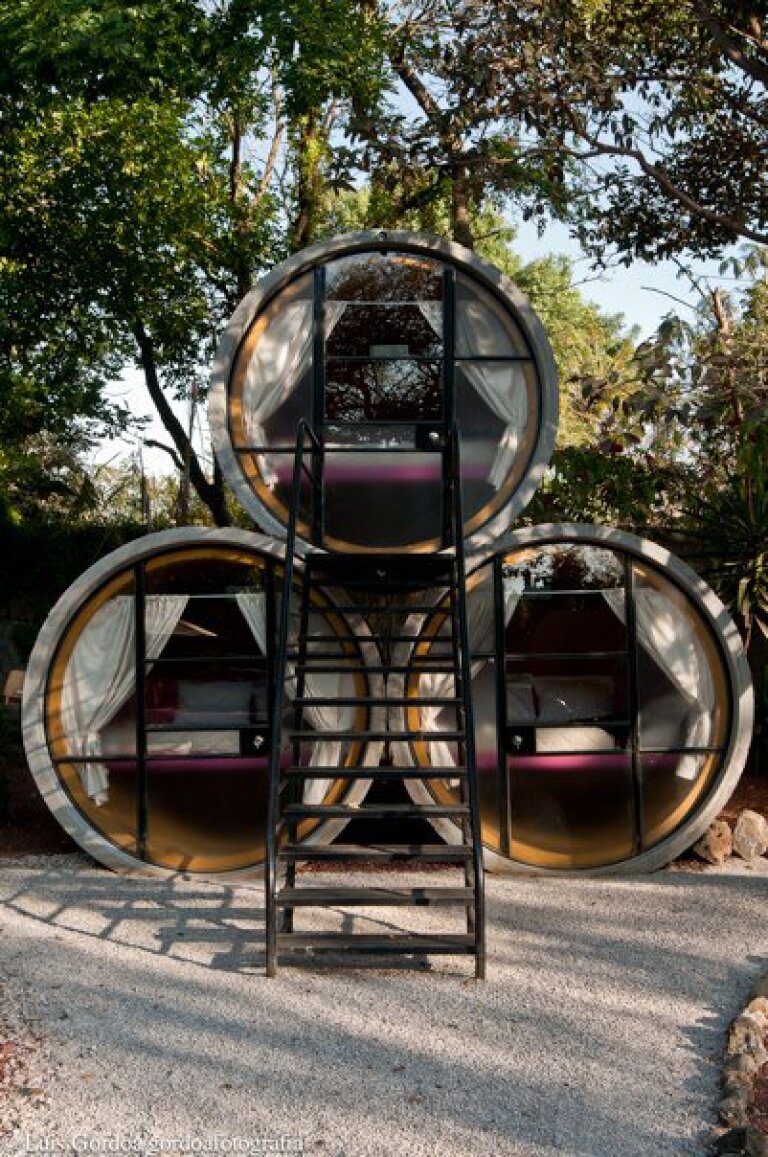 Mexico's recycled concrete tube hotel