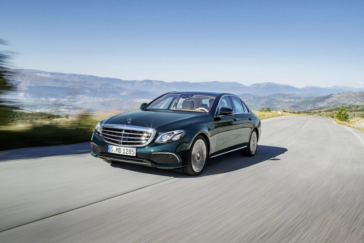 The Mercedes E-Class is available as a hybrid