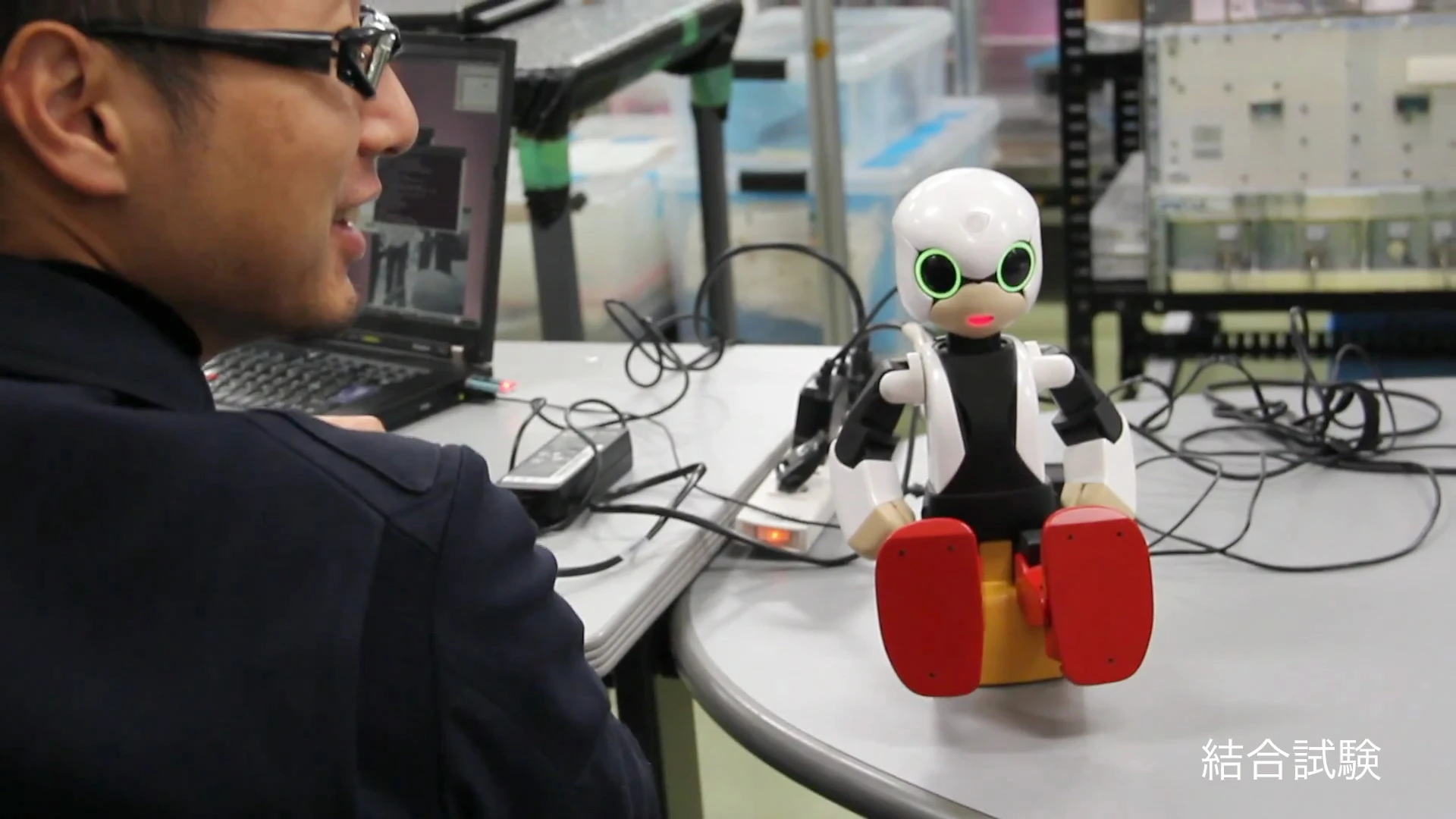 Kibo's speech recognition software allows it to respond to human voices