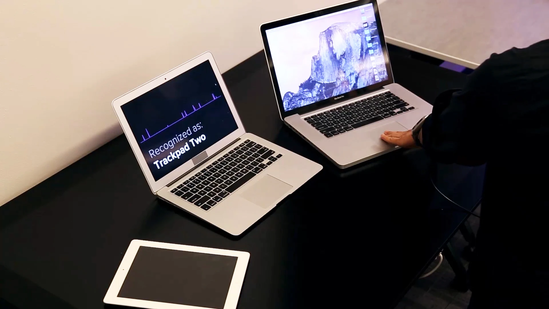In testing, participants were instructed to touch, grasp and operate 23 different objects including laptops, drills, desk lamps, refrigerators and tablets