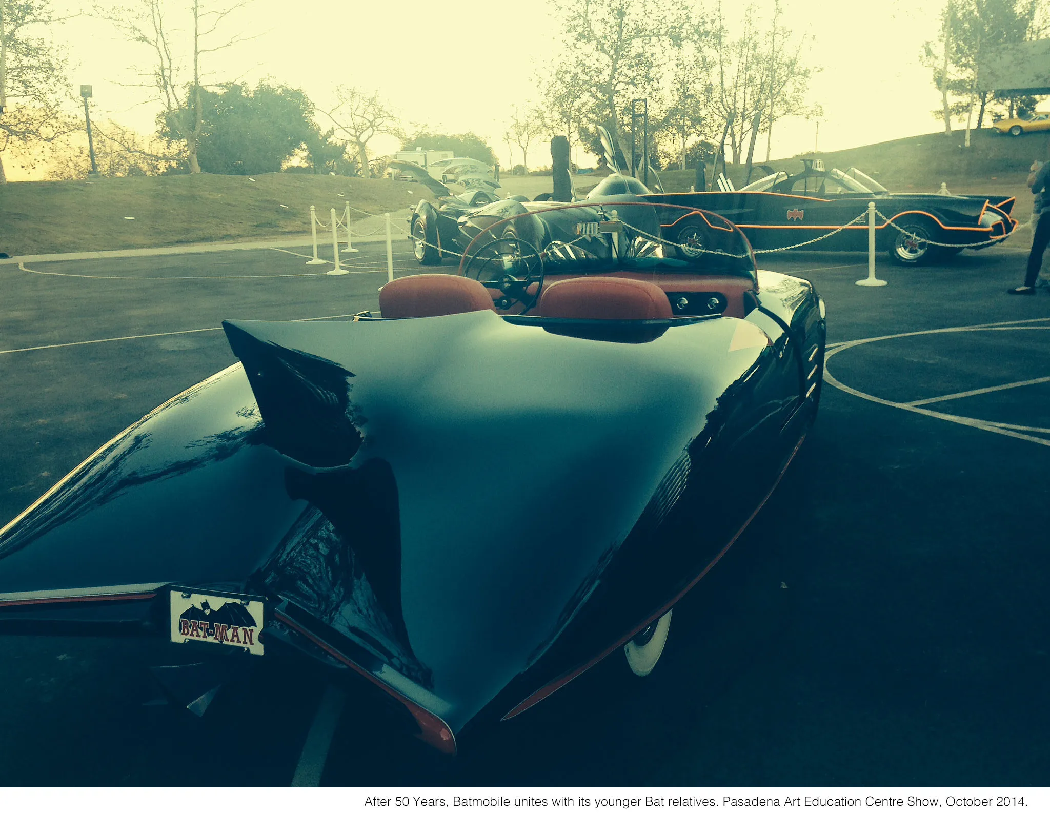 Oblique view of the 1963 Batmobile