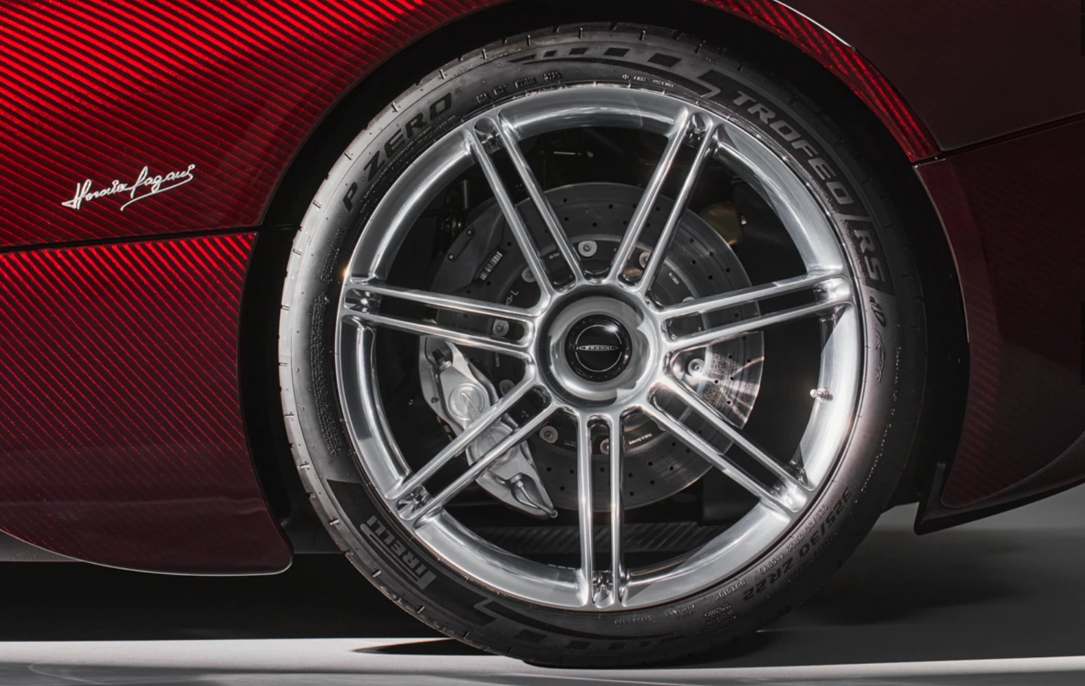 The Pagani Utopia Roadster is the first car to benefit from Pirelli's new smart tire
