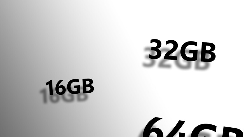 Will Apple opt for the familiar iPad storage options?