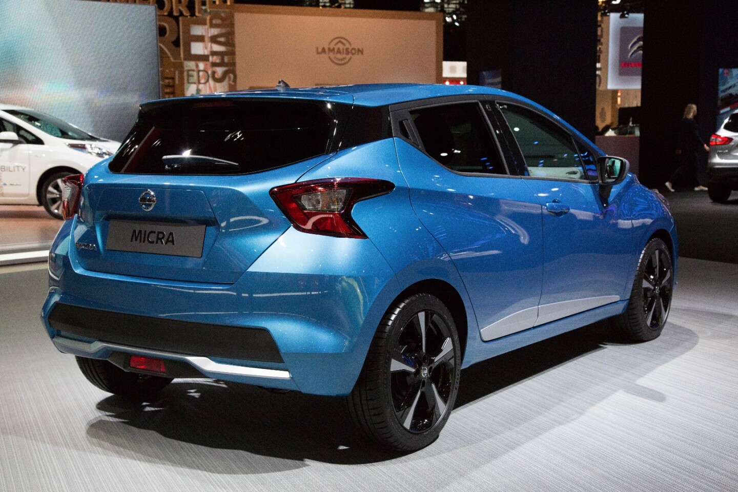 Taking a cue from the Juke crossover, the Nissan Micra has a rounded rear hatch