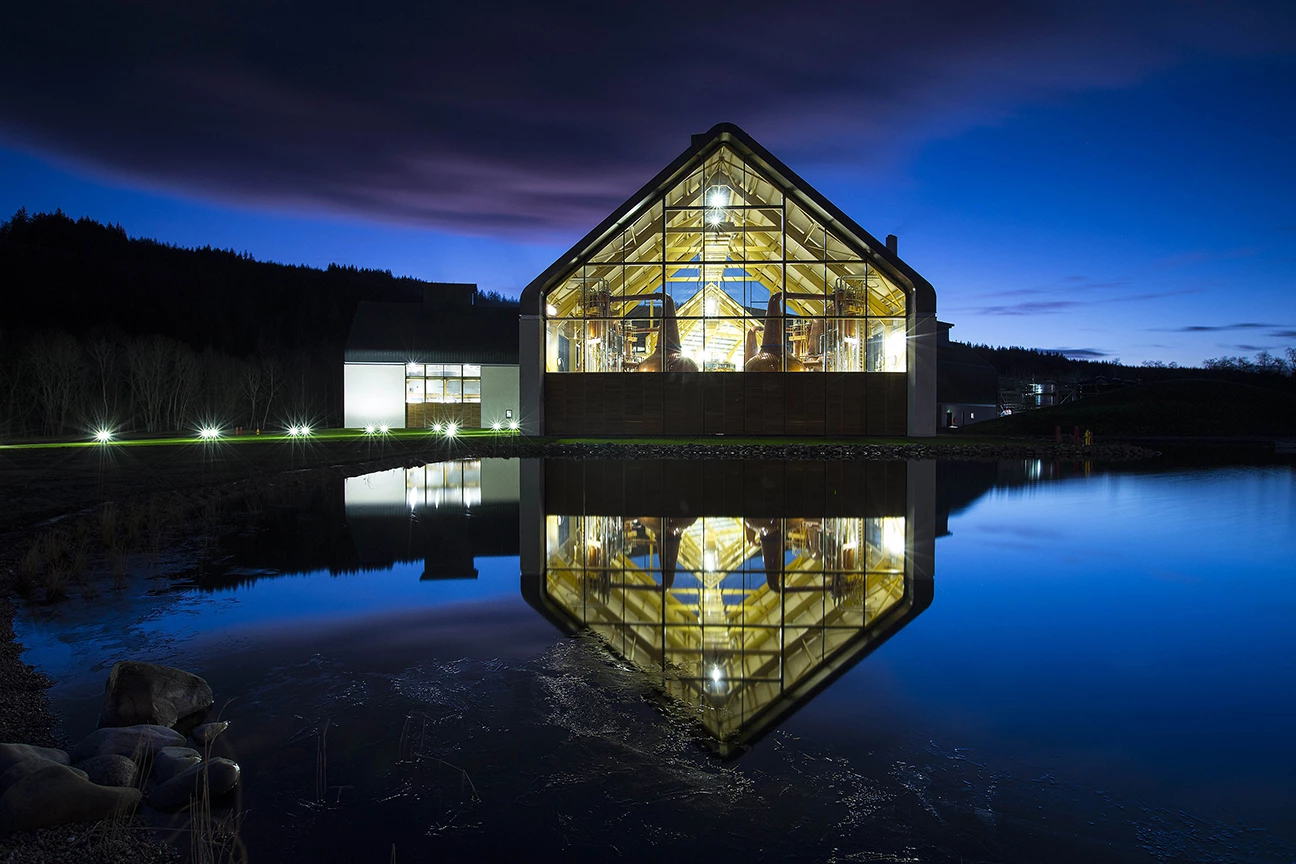 Inverness' Dalmunach Distillery, by Archial Norr (Inverness Studio), is located on the banks of the river Spey