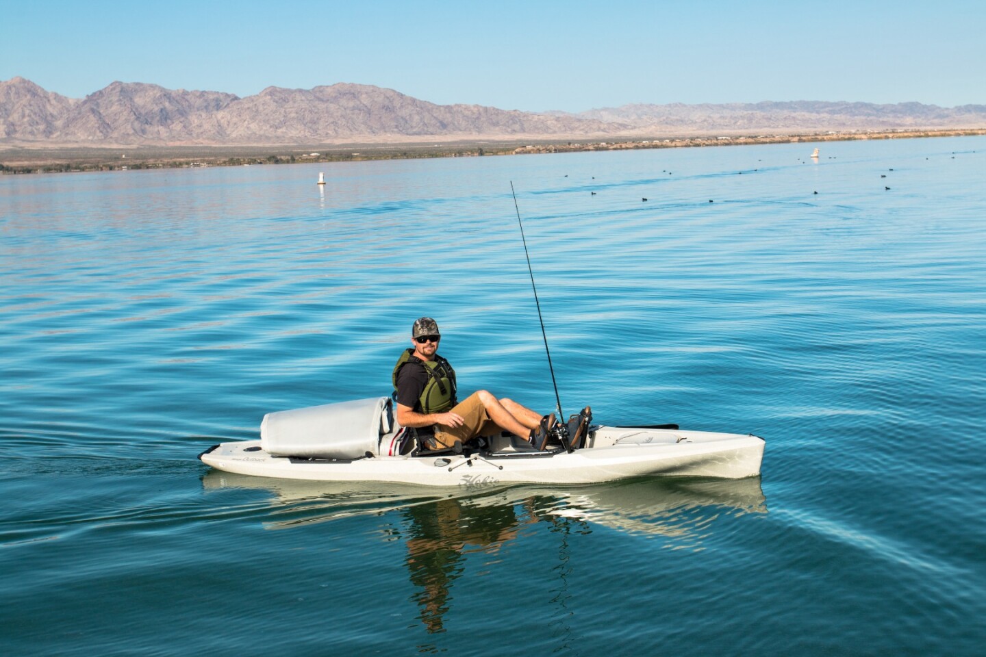 Hobie's Mirage Outback: quick, stable and fully set up for solo fishing trips