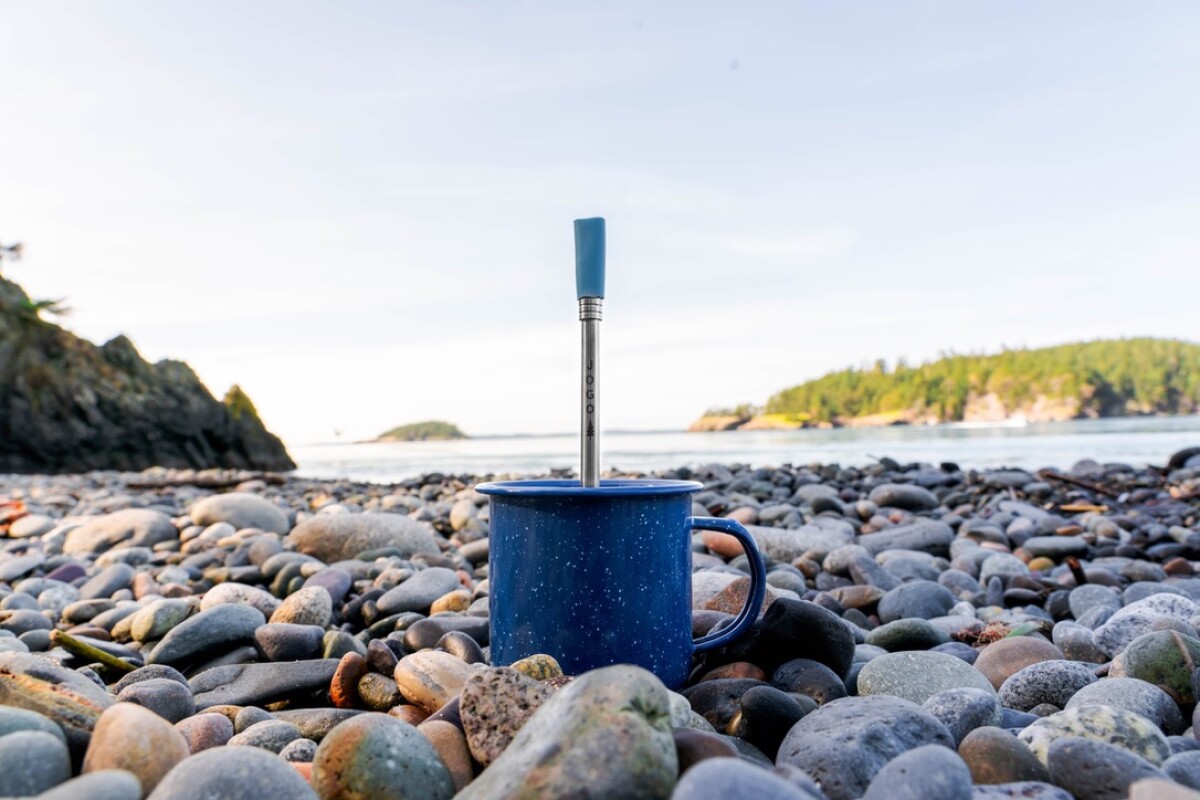 The JoGo straw aims to be an ultralight, low-hassle way of enjoying coffee anywhere