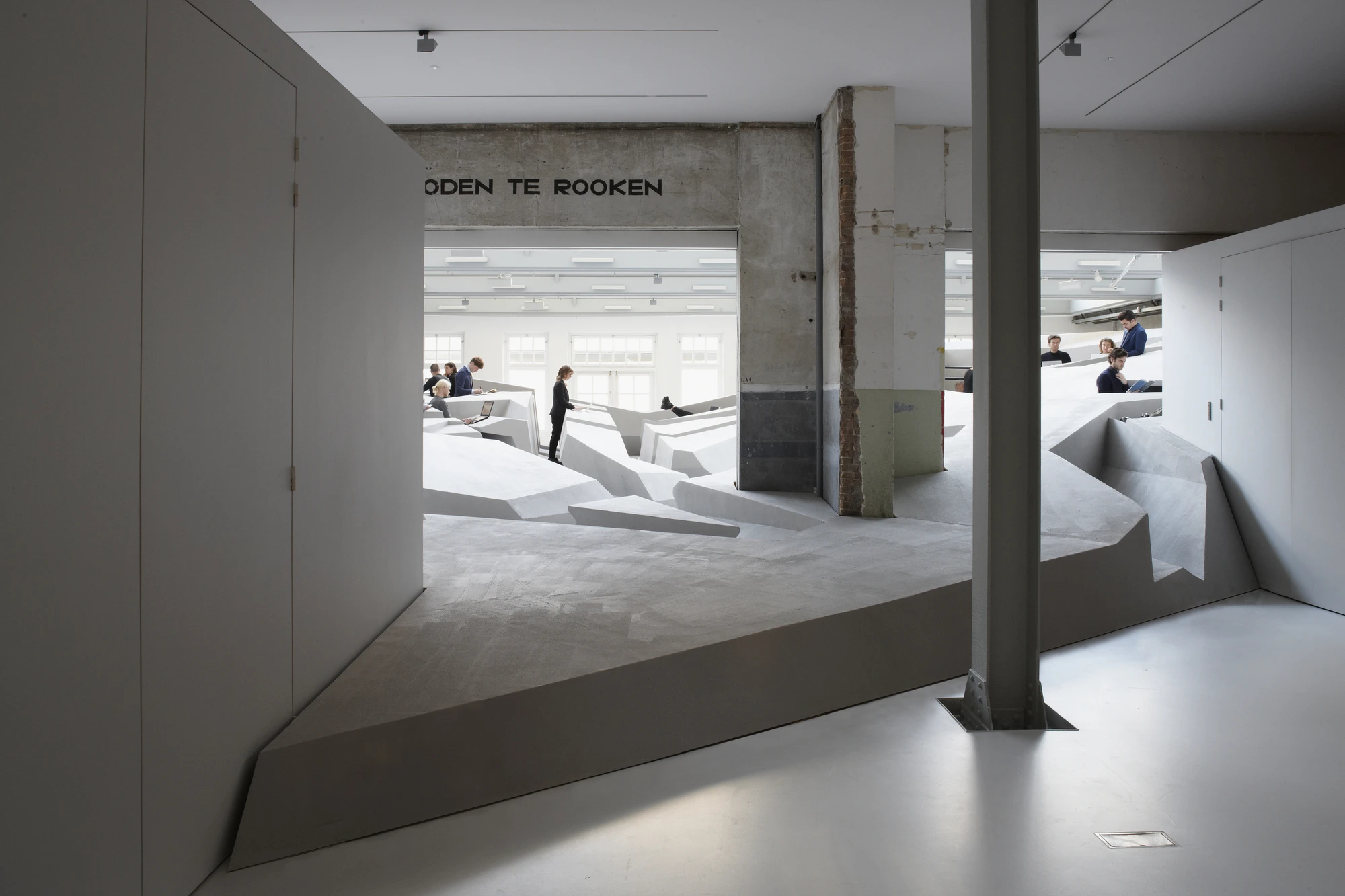 The project is currently installed at Amsterdam's Looiersgracht 60 Gallery (Photo: Jan Kempenaers)
