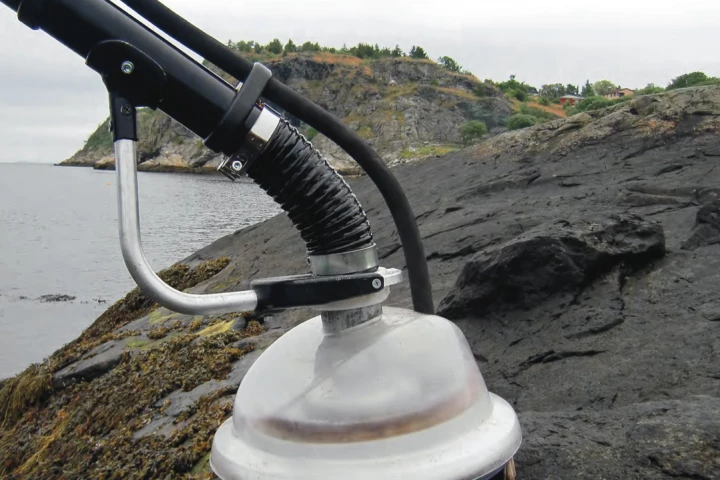 The MOSE (Mechanical Oil spill Sanitation Equipment) oil spill vacuum