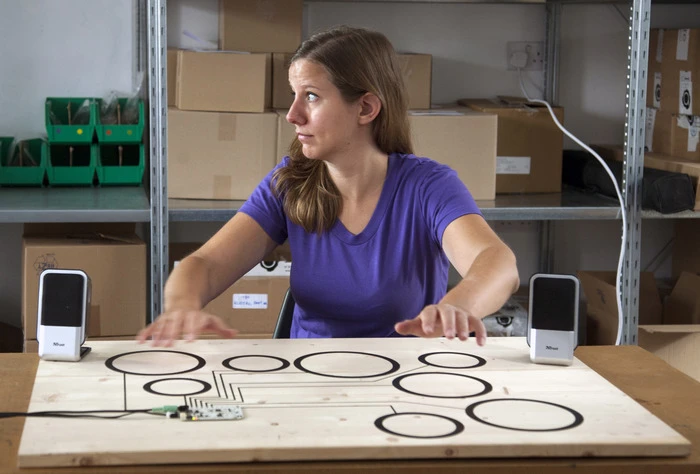 Capacitive drumming using the Touch Board