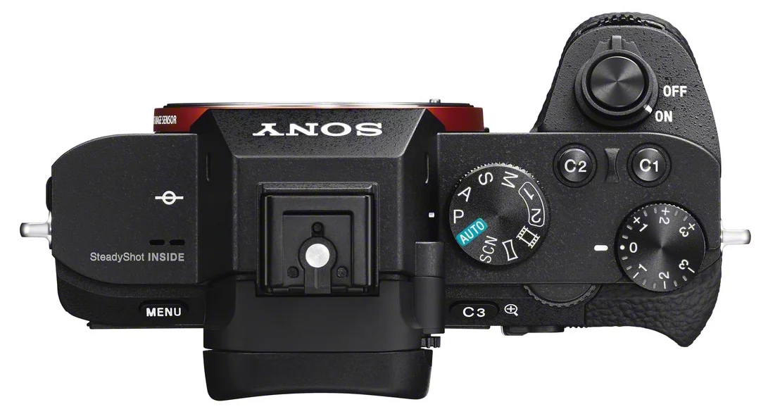 The bigger grip on the Sony A7 II has allowed the shutter button to be moved forward