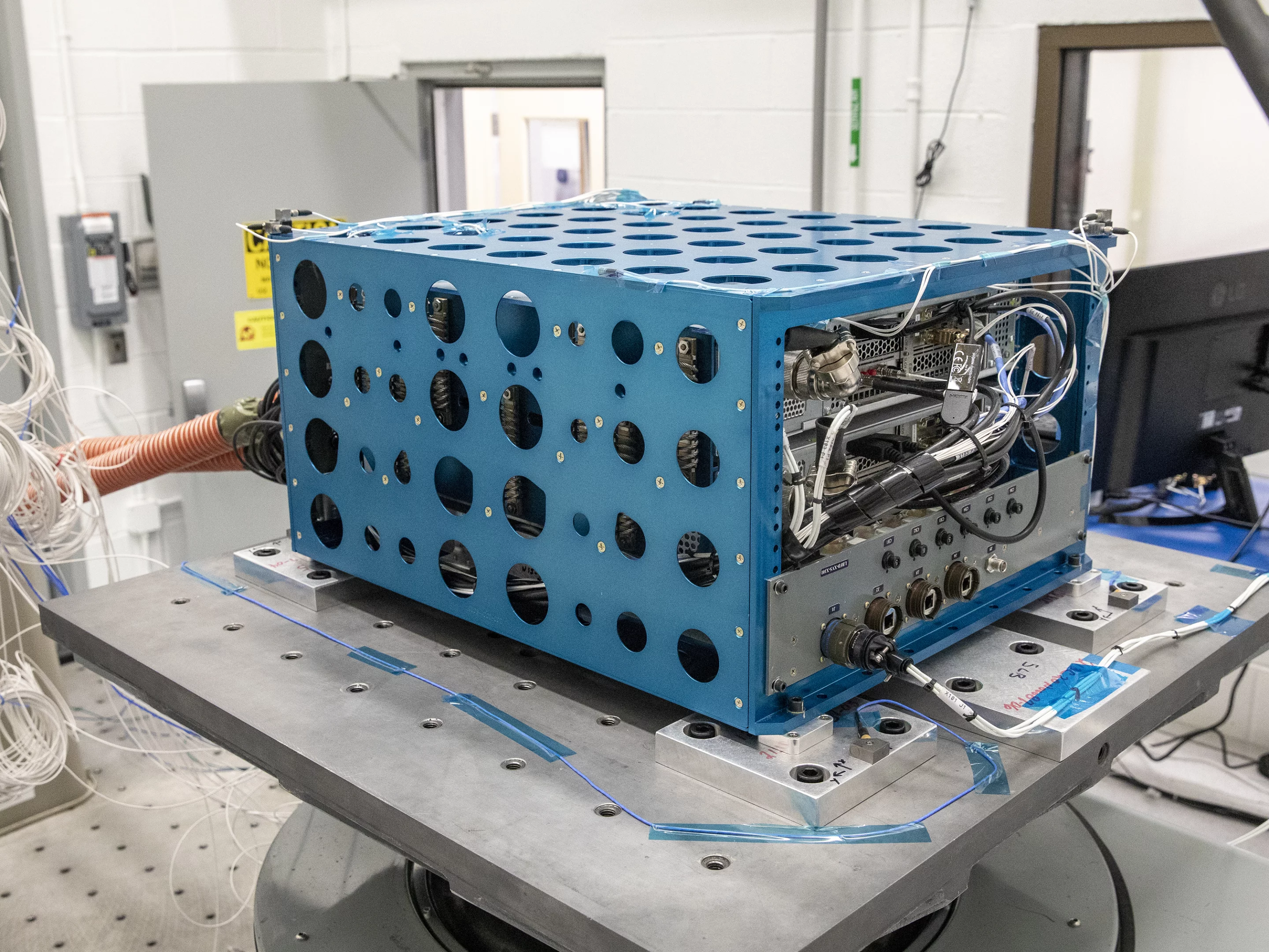 The XVS provides the X-59 pilot with forward vision in flight