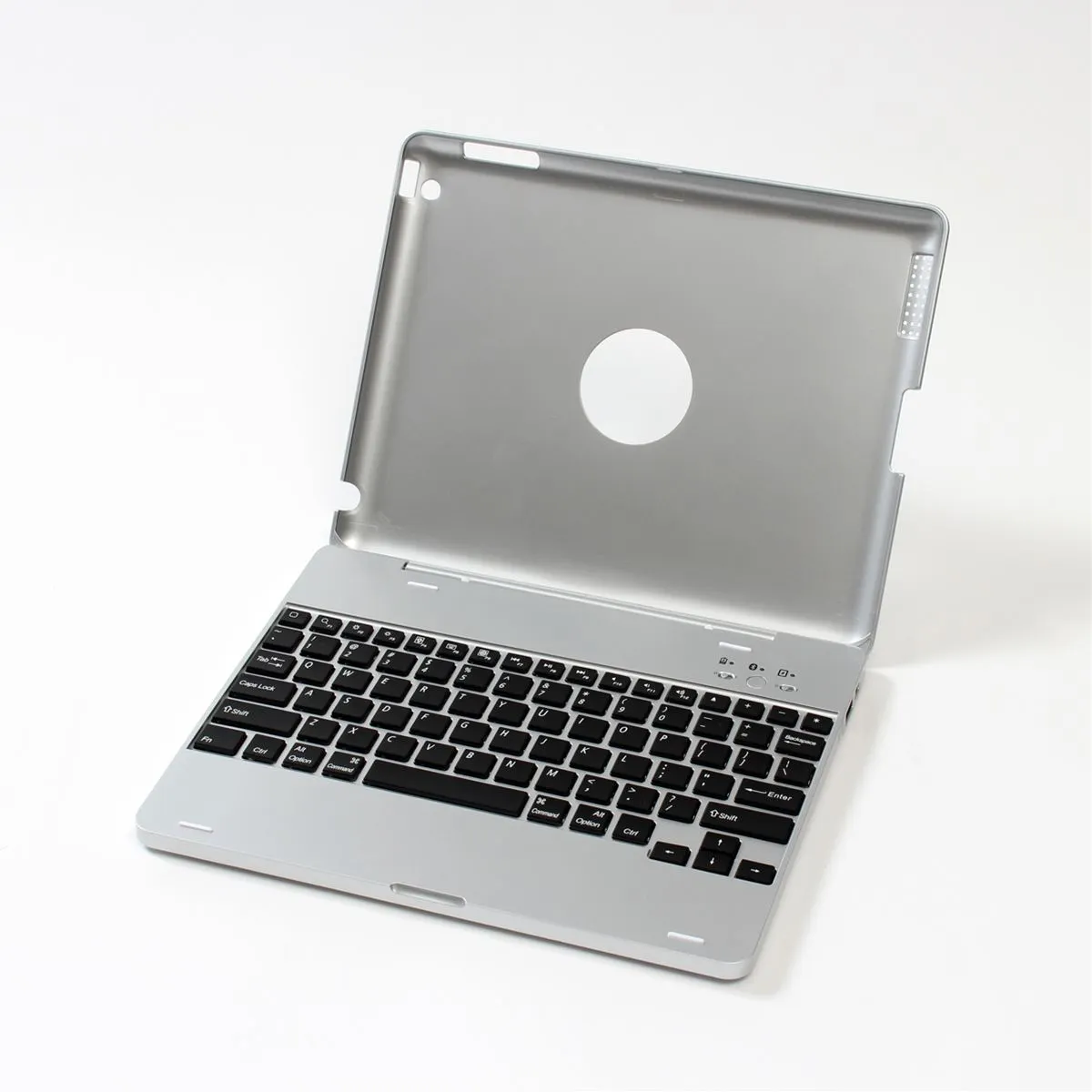 The Notebook Case for iPad allows an iPad 2 to be used as the screen for a notebook-style shell and keyboard