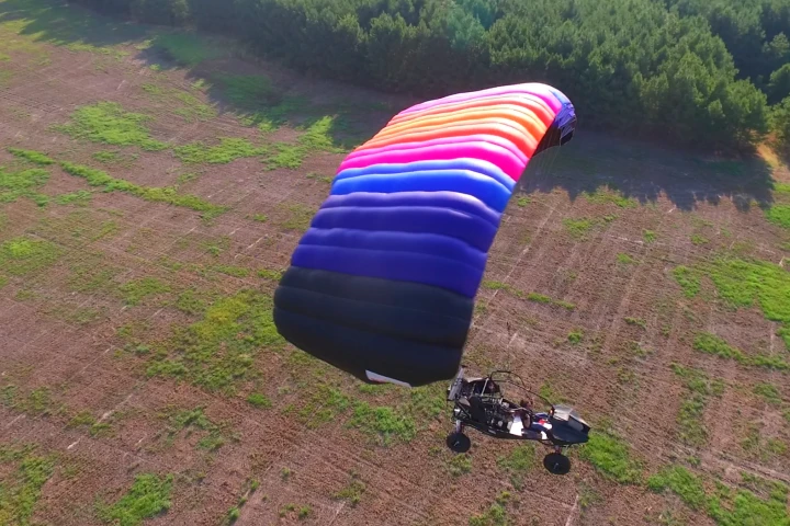 The SkyRunner takes off at around 35 mph