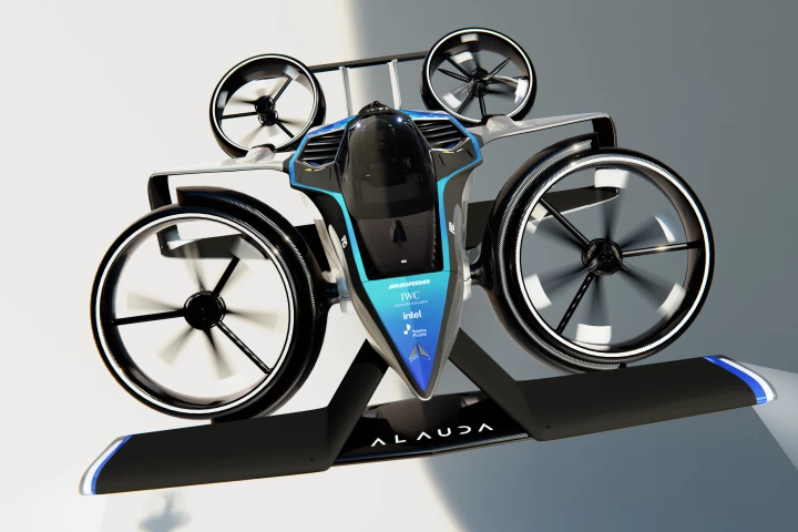 A first look at the striking design of the Airspeeder Mk4 racing eVTOL