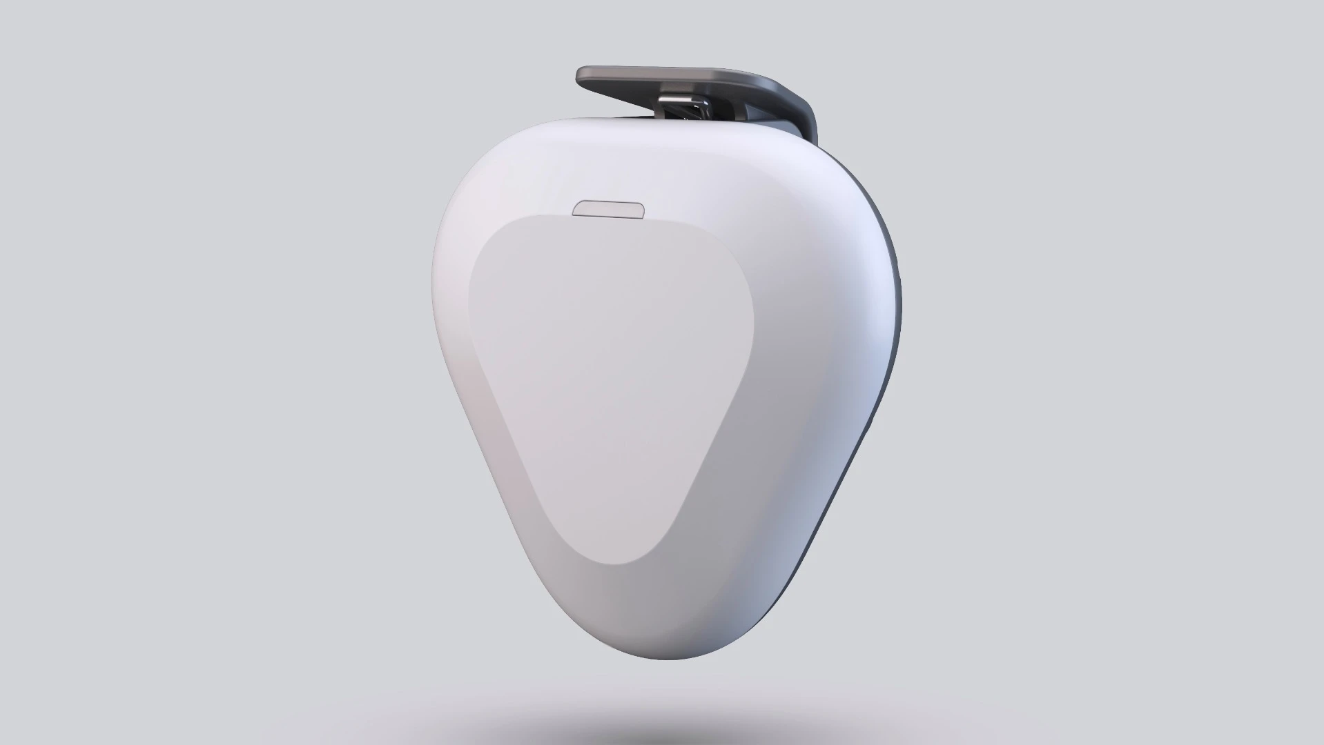 The small Shft IQ running coach pod is worn on the foot or chest