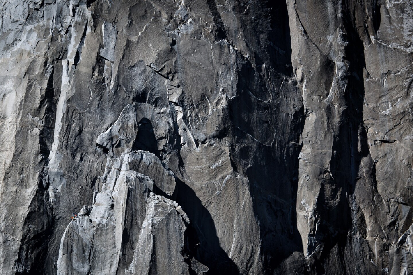 Live the Adventure – Joint Runner-up, Alex Palmer (UK). El Capitan, Yosemite National Park, California, USA. Two climbers approach El Cap Tower on the The Nose route on El Capitan