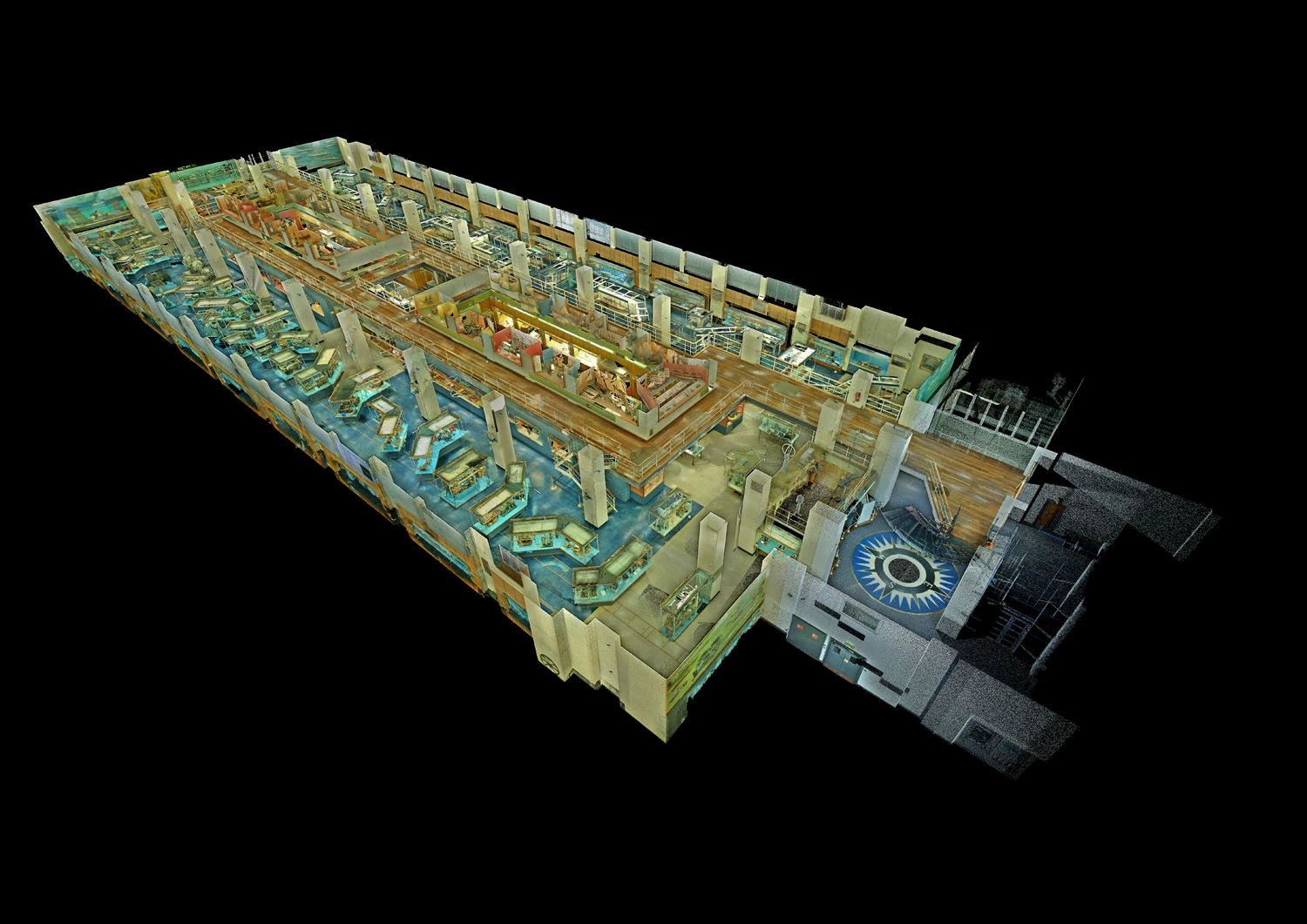 Two billion measurements were used to create the virtual gallery (Image: ScanLAB Projects Ltd)