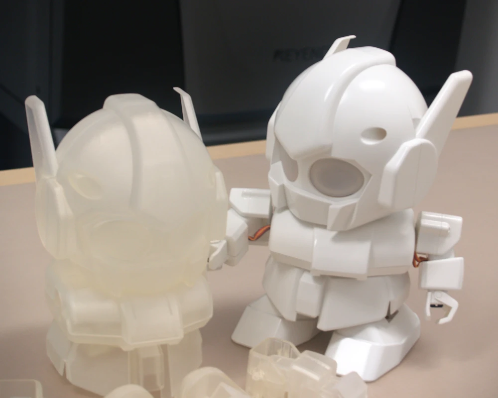 RAPIRO's exoskeleton will be mass-produced using high quality injection molded plastic parts