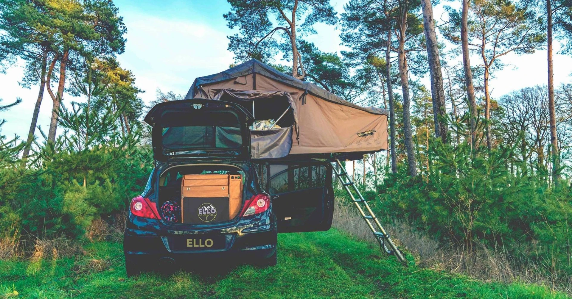Add a roof-top tent to a hatchback that can carry one, and you make a proper RV