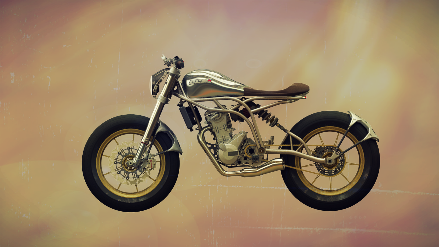 CCM Spitfire: minimalist design with plenty of air around the engine